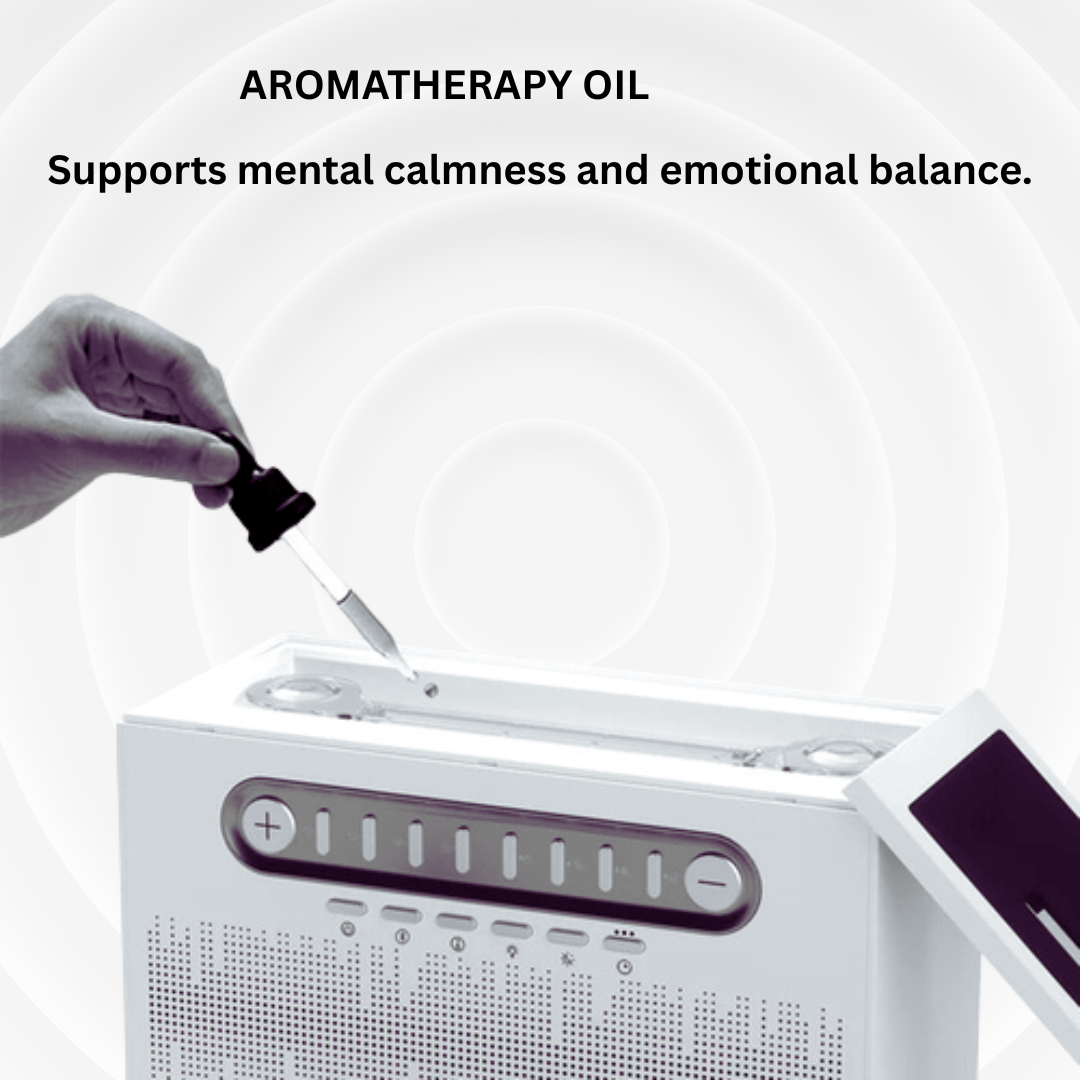 Vivid Vibe, White Noise Bluetooth Speaker with Aromatherapy and Colorful Light Imitation Flame